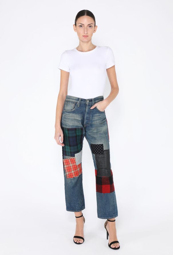 Junya Watanabe F/W 2013 Patchwork Denim Jeans - 3