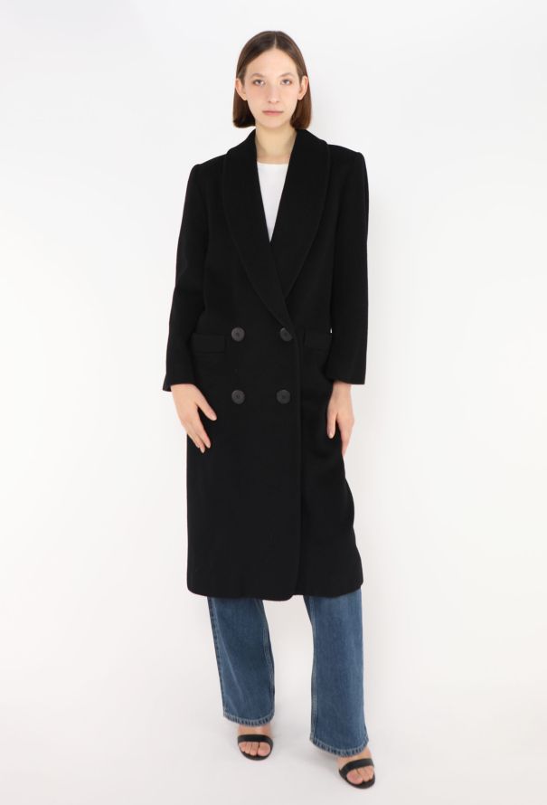 Dior Vintage Shawl-Collar Peacoat - 4