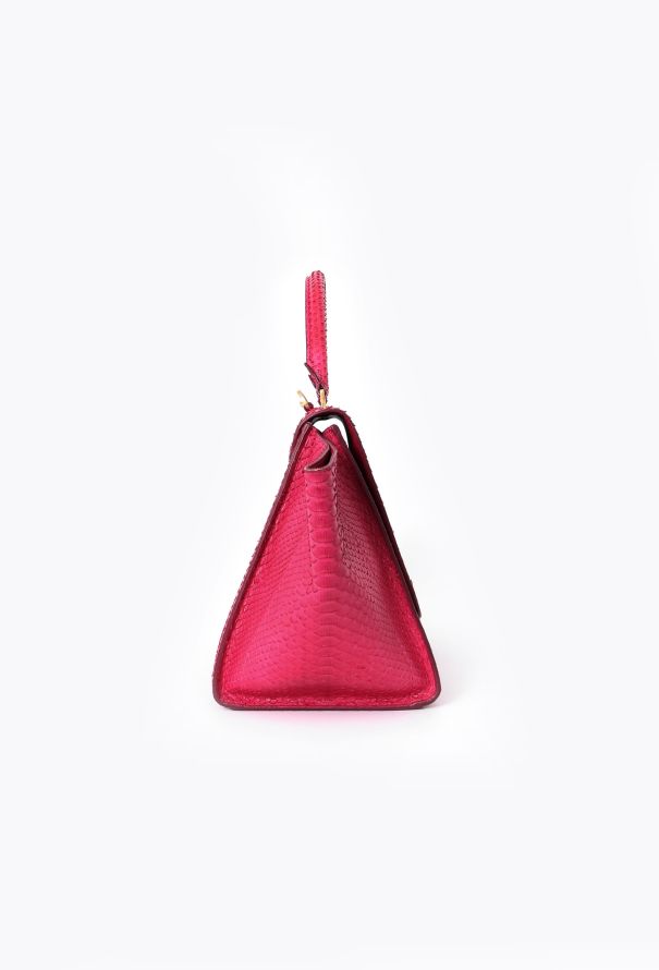 Céline Fuchsia Python Trapeze Bag - 6 Céline Fuchsia Python Trapeze Bag - 6
