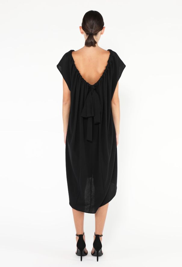 Saint Laurent S/S 2009 Backless Wool Crêpe Dress - 5