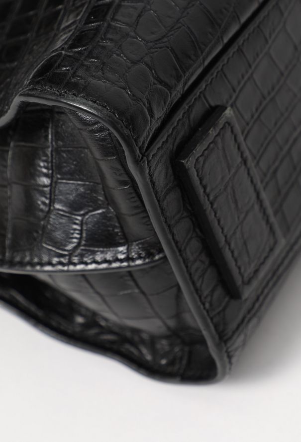 Saint Laurent Crocodile Embossed Nano Sac de Jour - 10 Saint Laurent Crocodile Embossed Nano Sac de Jour - 10
