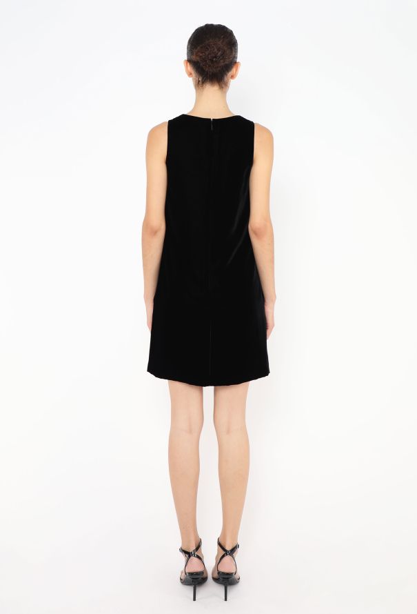 Saint Laurent F/W 2015 Velvet Babydoll Dress - 5