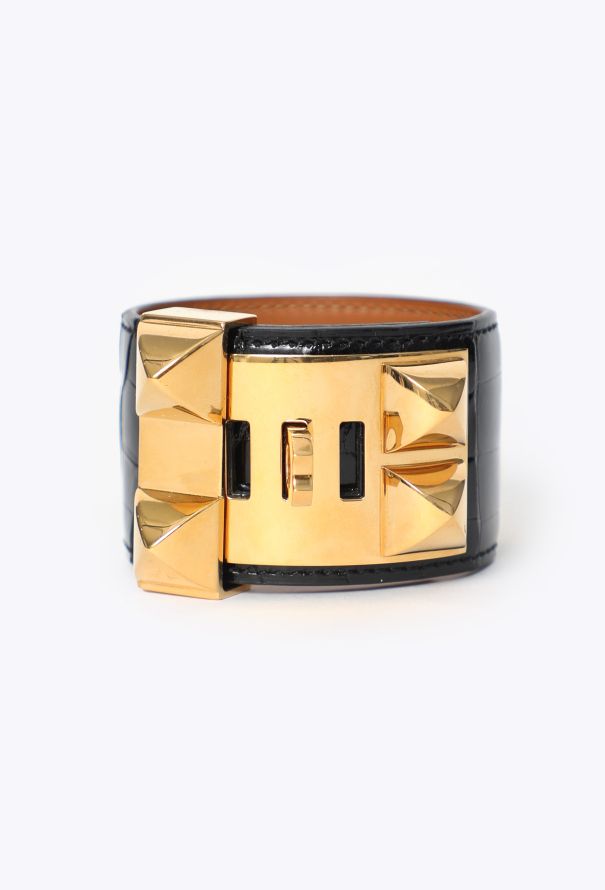 Hermès Alligator Collier de Chien Medor Cuff - 2