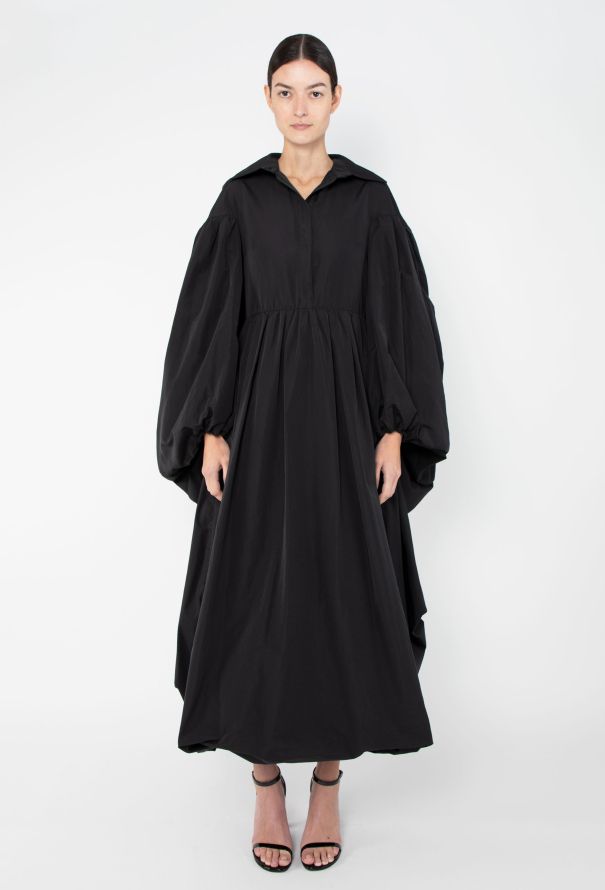 Valentino S/S 2019 Ruched Cape-Sleeve Dress - 3 Valentino S/S 2019 Ruched Cape-Sleeve Dress - 3