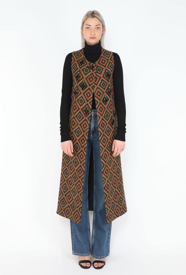Prada F/W 2012 Geometric Embellished Vest - 1