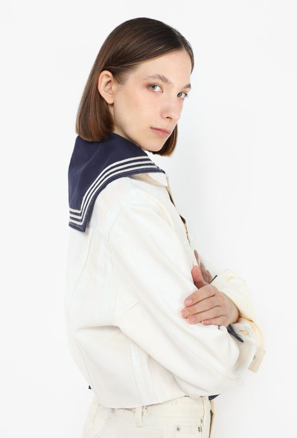 Miu Miu 2025 x Catherine Martin Upcycled Sailor Jacket - 2