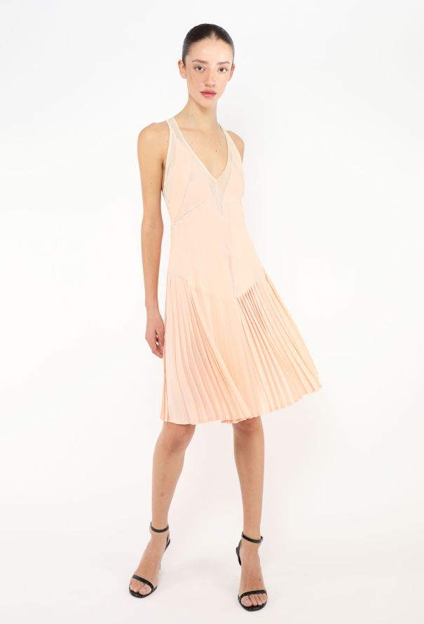 Balenciaga S/S 2004 Pleated Mesh Dress - 5