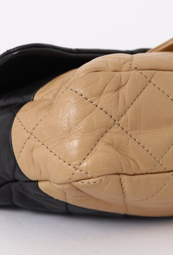 Chanel Bicolor Single Flap Bag - 10