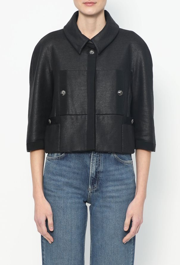 Chanel Resort 2008 Iridescent Cropped Jacket - 1