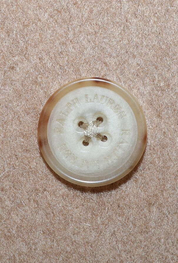 Ralph Lauren Tailored Camel Wool Coat - 7