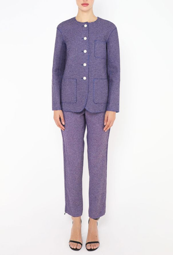 Chanel S/S 2013 Tweed Pearl Button Ensemble - 3