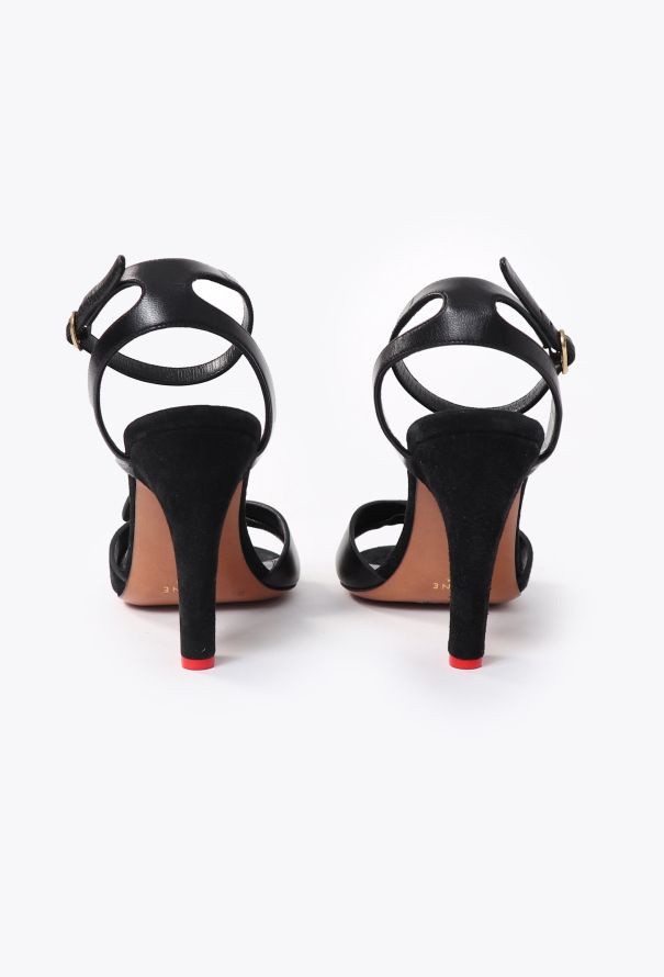 Céline Pre-Fall 2016 Suede Twist Sandals - 5