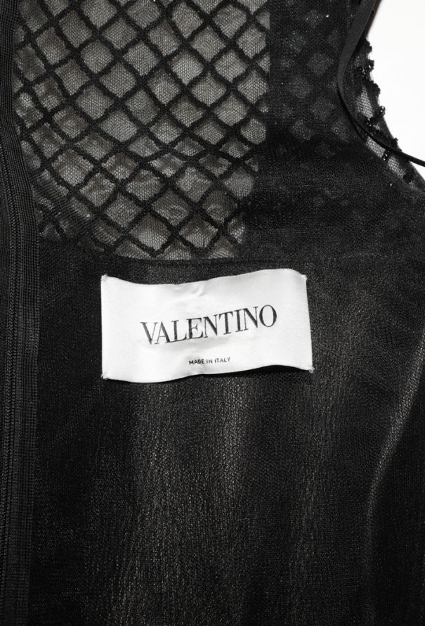 Valentino Embellished Lace Column Dress, F/W 2013 - 5