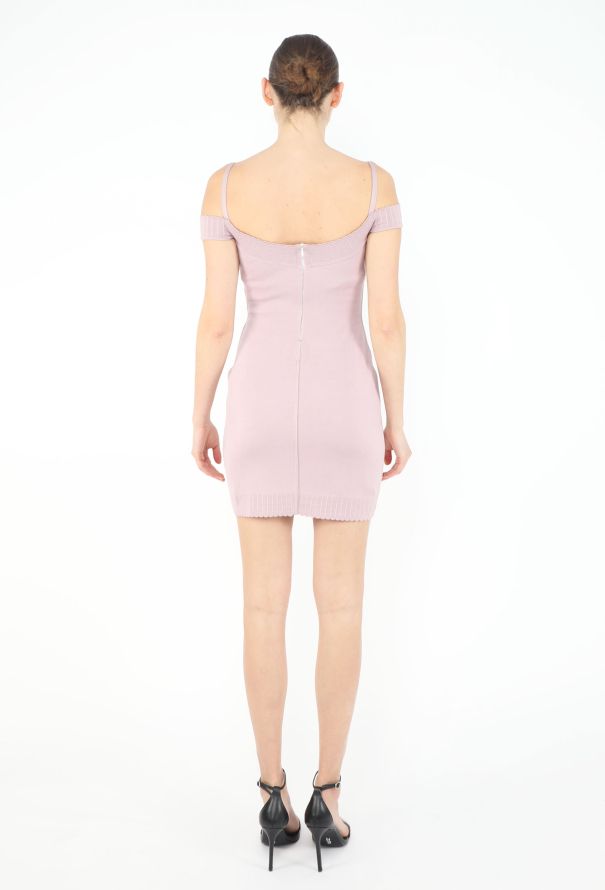 Alaïa 1992 Scalloped Off-Shoulder Dress - 5