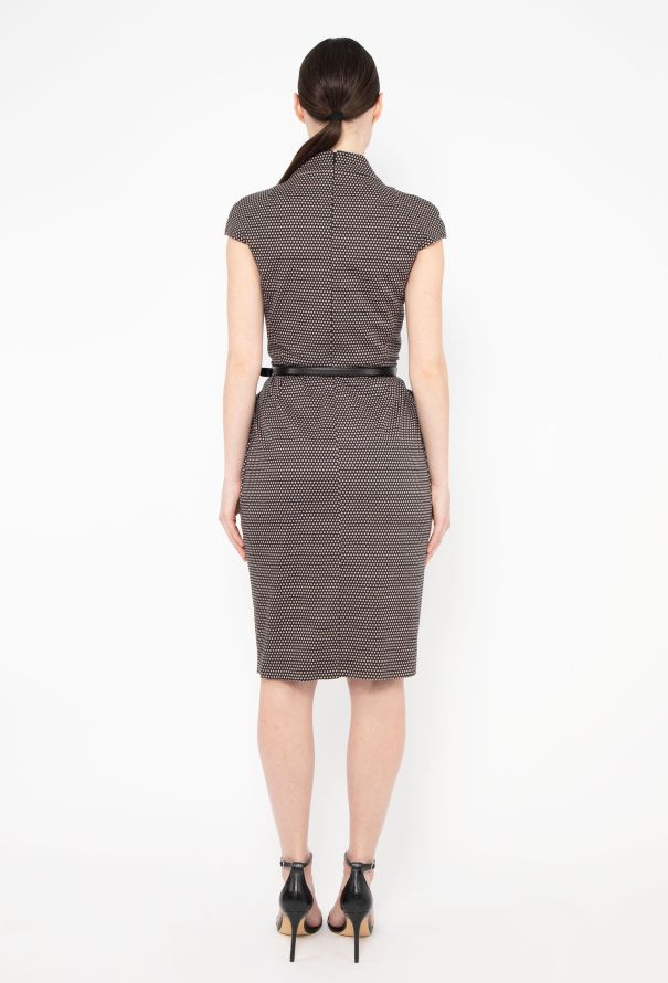 Dior Bicolor Belted Piqué Dress - 3 Dior Bicolor Belted Piqué Dress - 3