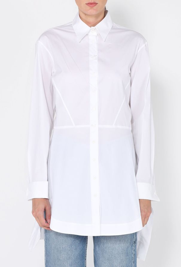 Alaïa Fluted Peplum Shirt - 1
