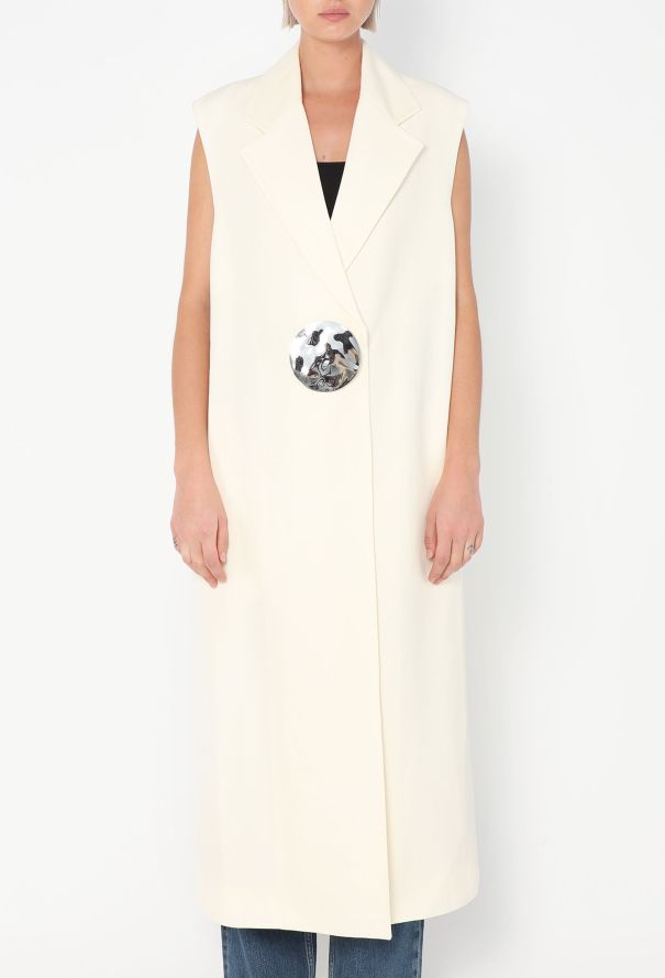 Jil Sander Resort 2024 Hammered Silk Vest - 5 Jil Sander Resort 2024 Hammered Silk Vest - 5