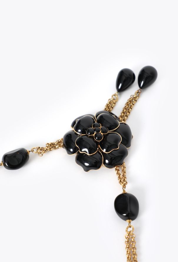 Chanel COLLECTOR 1998 Gripoix Camélia Sautoir - 4