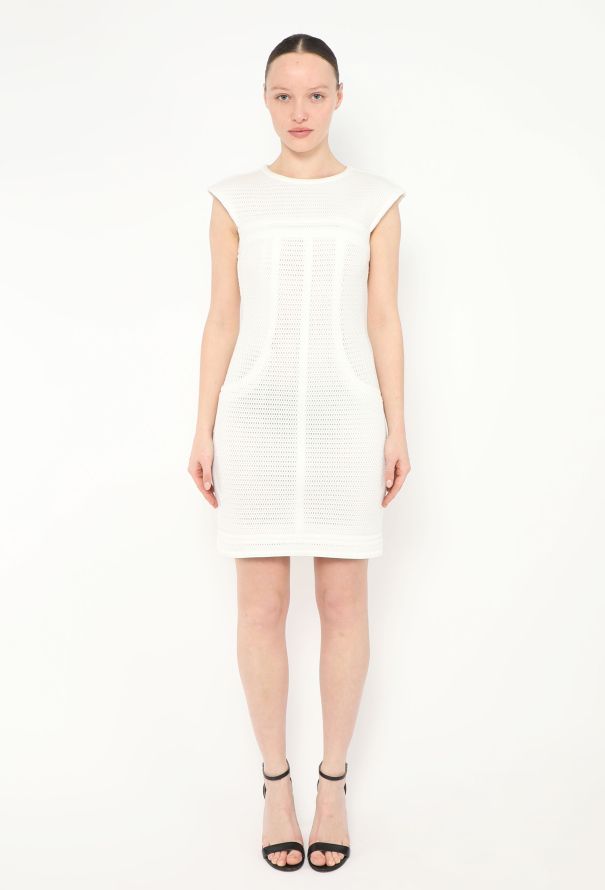 Chanel S/S 2013 Honeycomb Piqué Dress - 1