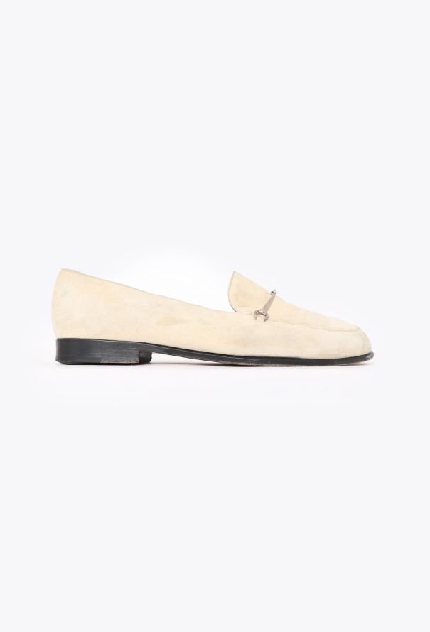 Gucci '90s Suede Horsebit Loafers - 1