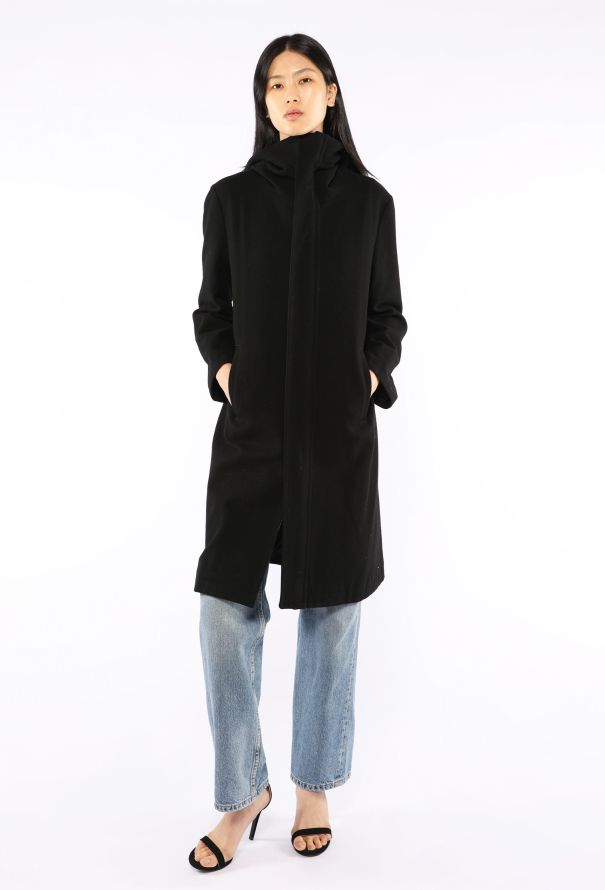Yohji Yamamoto Wool Zip Duffle Coat - 1