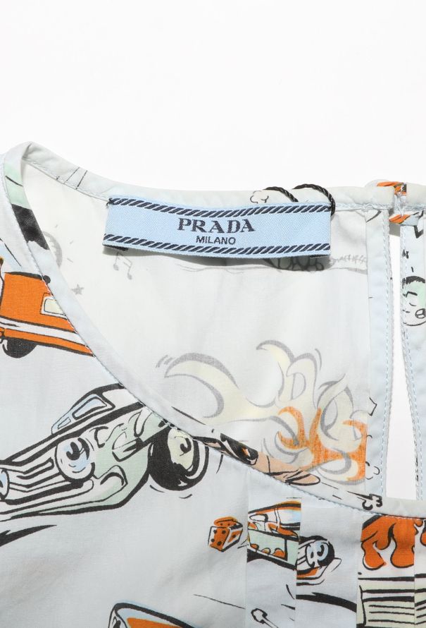 Prada S/S 2012 Automobile Print Top - 6 Prada S/S 2012 Automobile Print Top - 6