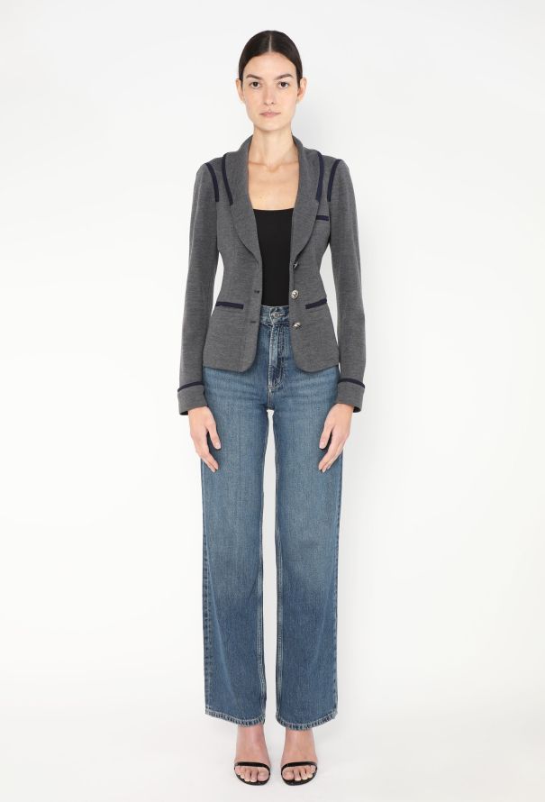 Chanel Bicolor 'CC' Collegiate Blazer - 3 Chanel Bicolor 'CC' Collegiate Blazer - 3