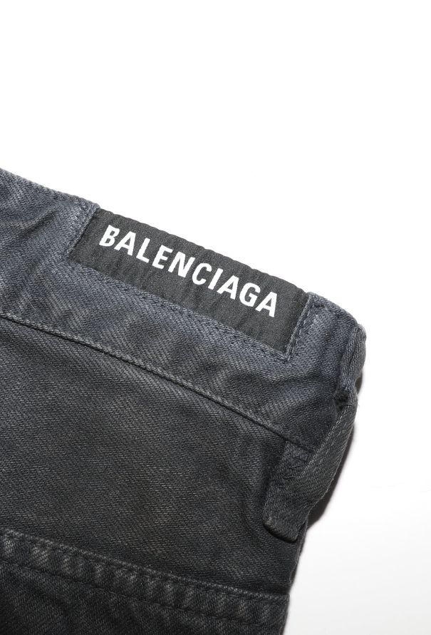 Balenciaga S/S 2024 Two-Tone Drawstring Jeans - 7