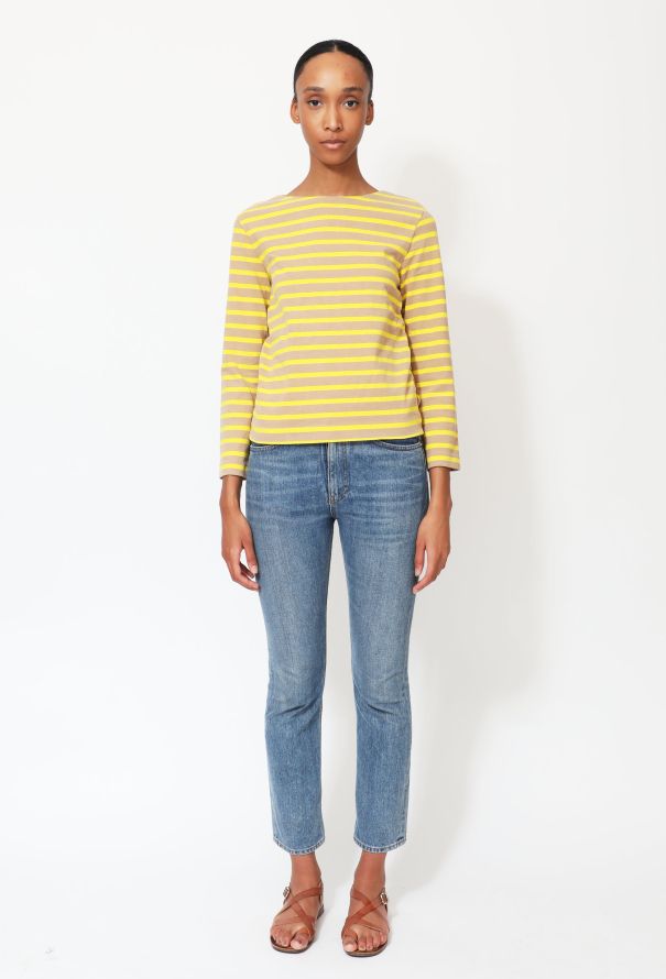 Céline Cotton Marinière Top - 2