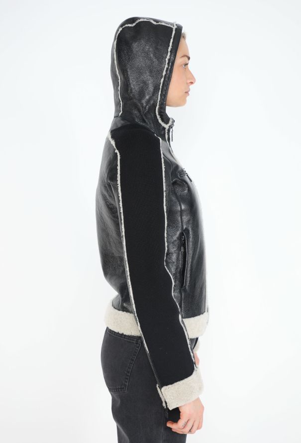 Chanel Fall 2008 'CC' Shearling Hooded Jacket - 7