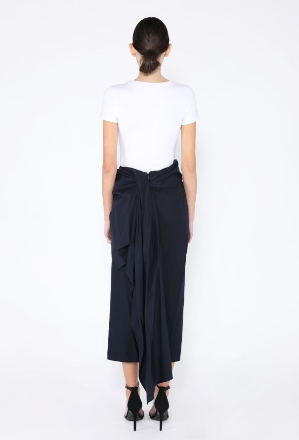 Dries Van Noten 2024 Ruched Column Skirt - 4