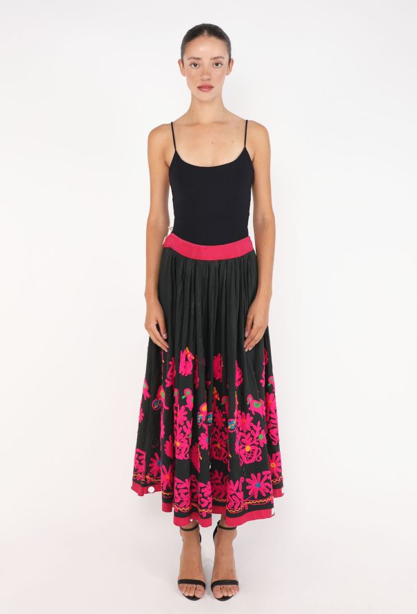 World Treasures Traditional Embroidered Skirt, 1970s - 1