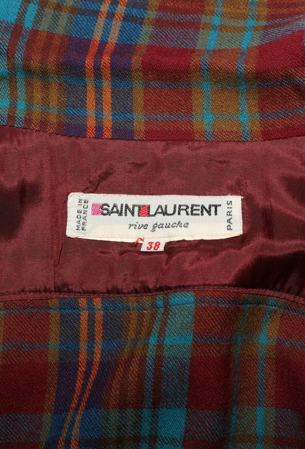 Saint Laurent 1979 Plaid Flannel Shirt - 6 Saint Laurent 1979 Plaid Flannel Shirt - 6