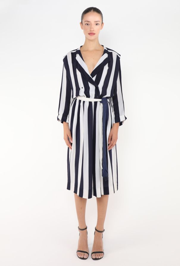 Louis Féraud Belted Silk Dress - 3