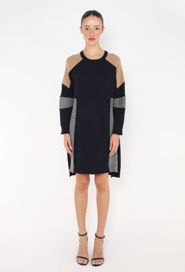 Céline Pre-Fall 2010 Colorblock Knit Dress - 1
