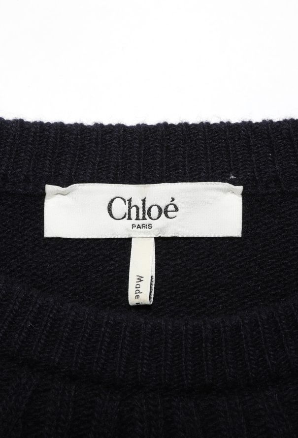 Chloé Fall 2024 Wool Capelet Sweater - 6