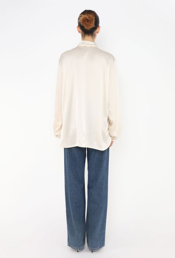Céline Pre-Fall 2013 Silk Lavallière Blouse - 5