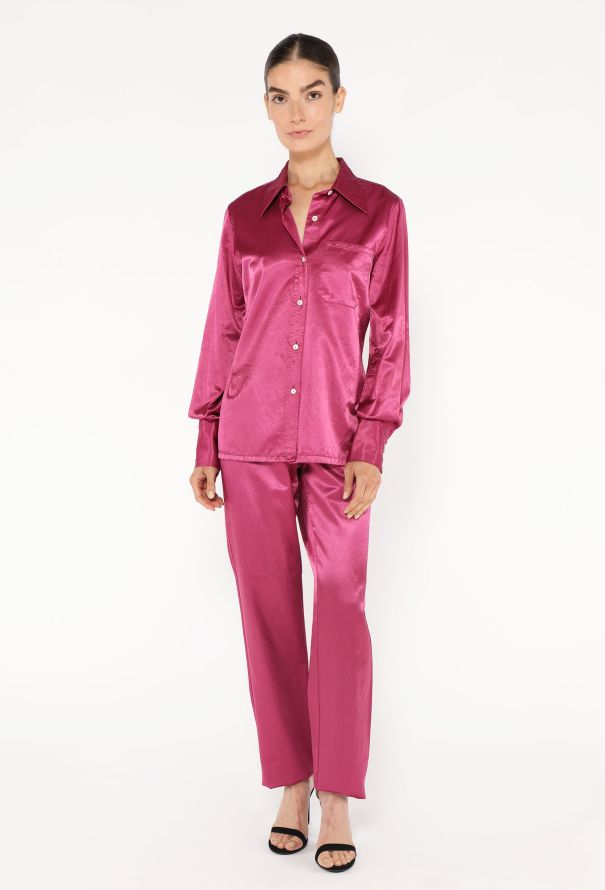 Maison Margiela Rare F/W 1995 Satin Tailored Ensemble - 1