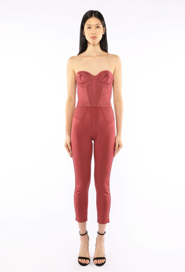 Alaïa Jersey Corset Ensemble, 1985 - 1