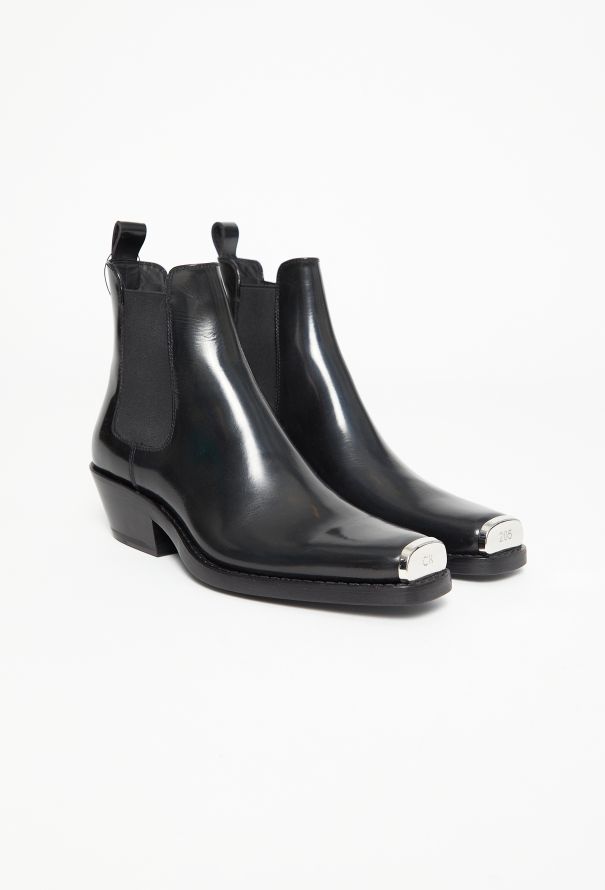 raf simons calvin klein chelsea boots