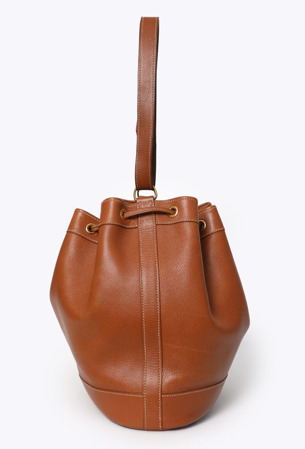 Hermès '90s Gold Courchevel Market Bag - 3