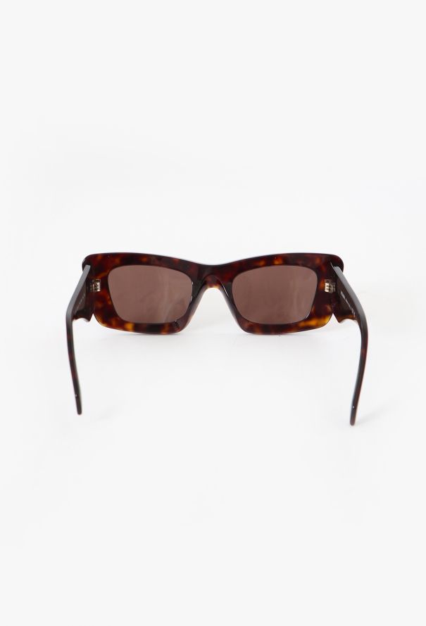Prada Tortoiseshell Emblem Sunglasses - 4 Prada Tortoiseshell Emblem Sunglasses - 4