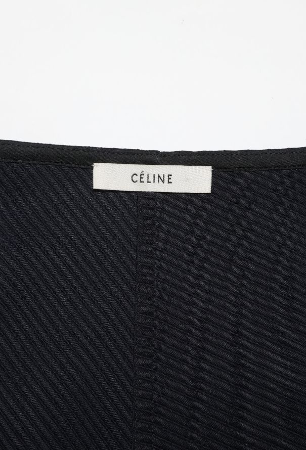 Céline Belted Asymmetrical Wrap Skirt - 6