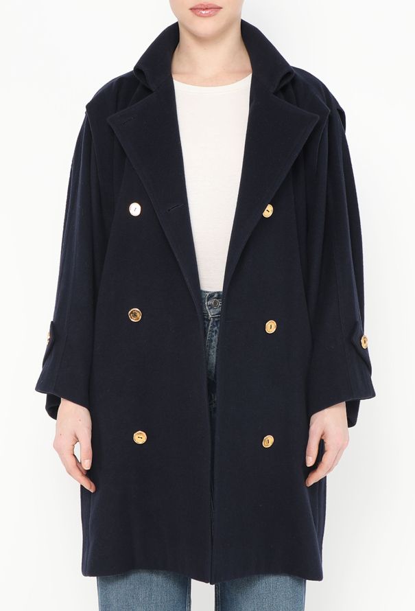 Céline Vintage Felted Military Jacket - 2