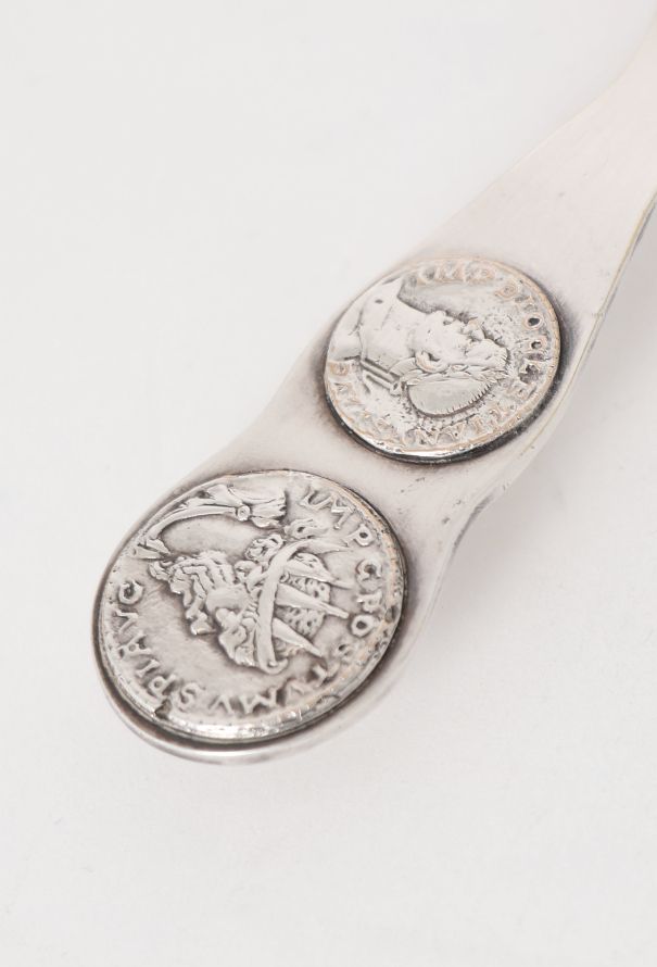 Dior 1960s Silver Roman Coin Candleholder - 5 Dior 1960s Silver Roman Coin Candleholder - 5