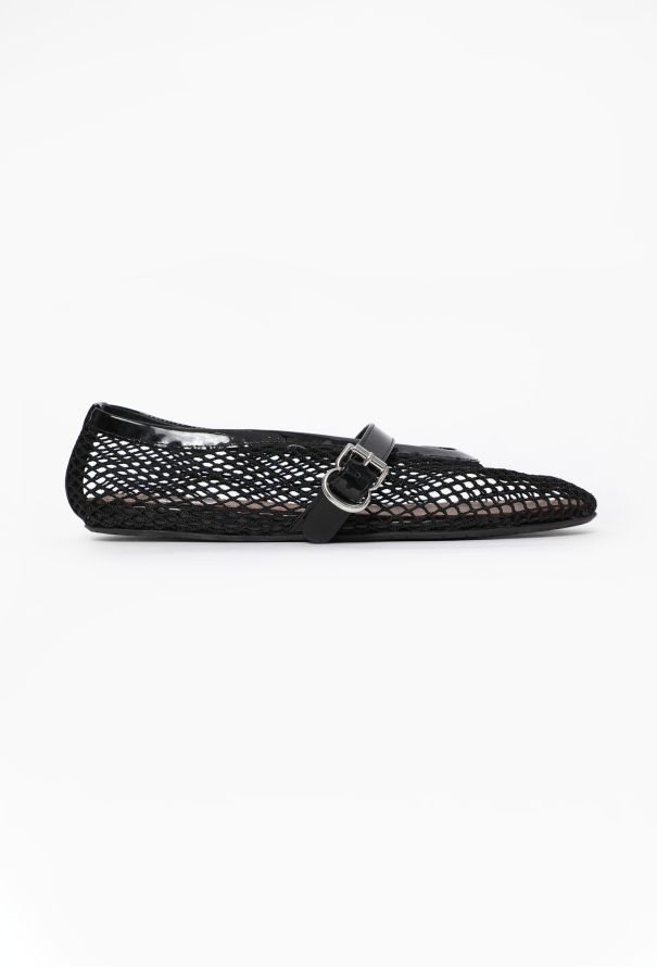 Alaïa Fishnet Ballet Flats, 2023 - 1