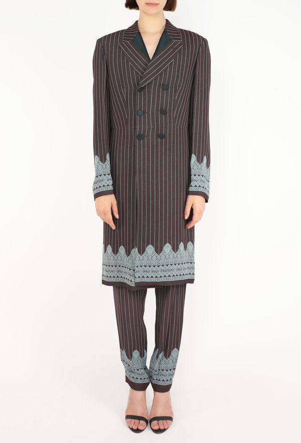 Jean Paul Gaultier Pinstripe Lace Suit, S/S 1997 - 6
