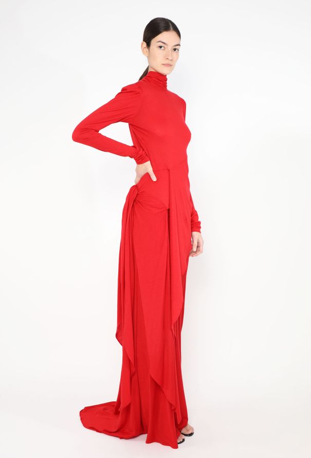 Emanuel Ungaro Late '90s Draped Cashmere Gown - 3 Emanuel Ungaro Late '90s Draped Cashmere Gown - 3