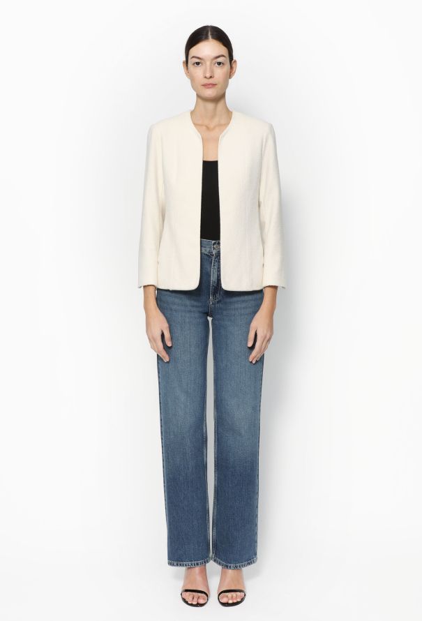 Chanel S/S 1998 Bouclé Silk 'CC' Jacket - 5