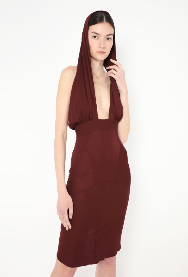 Alaïa ICONIC F/W 1984 Hooded Bodycon Dress - 1